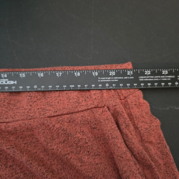 Wonderly Studio Women's 3X Lounge Pants Wide Leg Knit Rust Speckled Casual - Picture 7 of 9